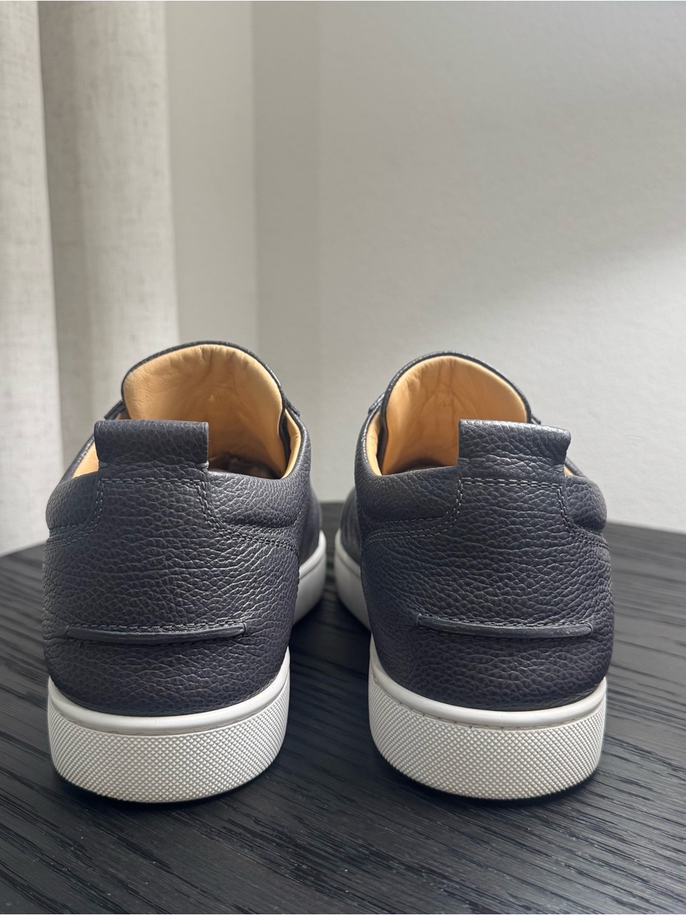 Christian Louboutin Rantulow Orlato Sneakers Leather Dark Gray 44 - Picture 7 of 8